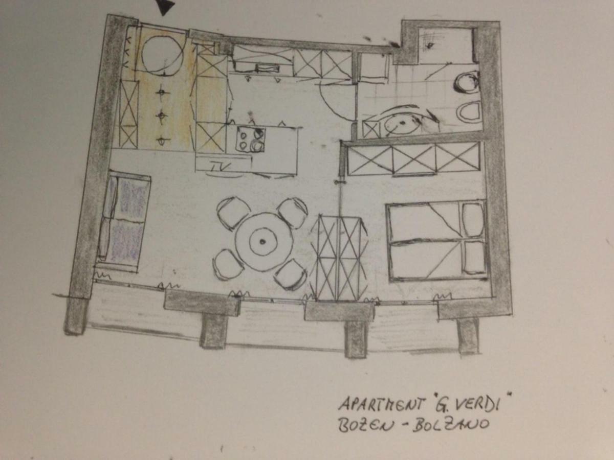 Apartment G.Verdi Bolzano Luaran gambar